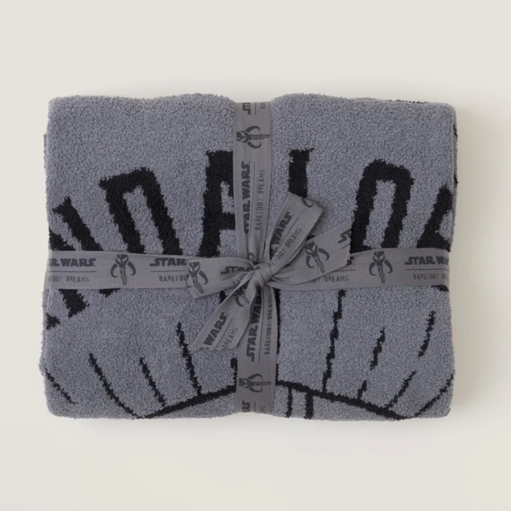 Barefoot Dreams Gray Mandalorian Throw Blanket